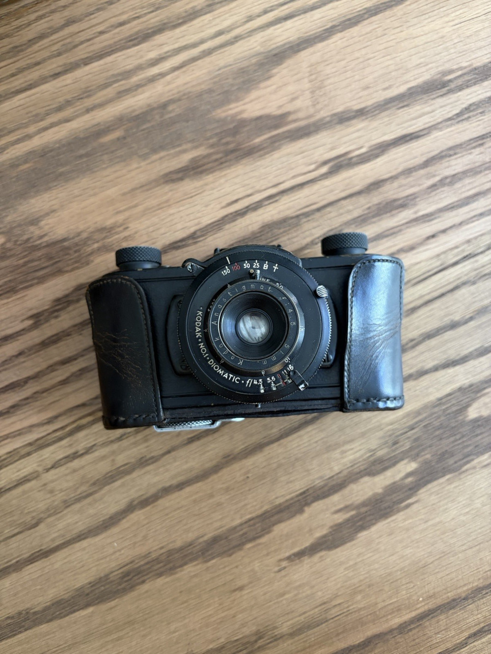 Vintage WWII Kodak 35 PH-324Black Military Film Camera with Field Case Army